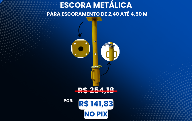 ESCORA METALICA 4,50
